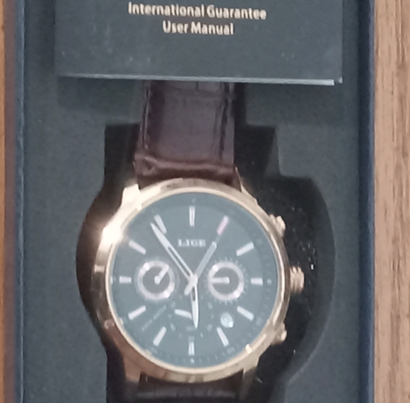 Lige Watch Genuine Leather - Picture 4 of 5